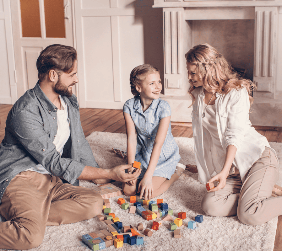 Family Doing Exercises Together